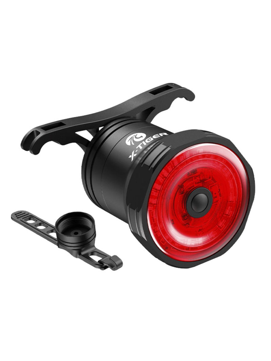 X-TIGER Road Bike Rear Light Smart Brake Sensor Light Bike Tail Light IPX6 Waterproof Rechargeable Tail Light
