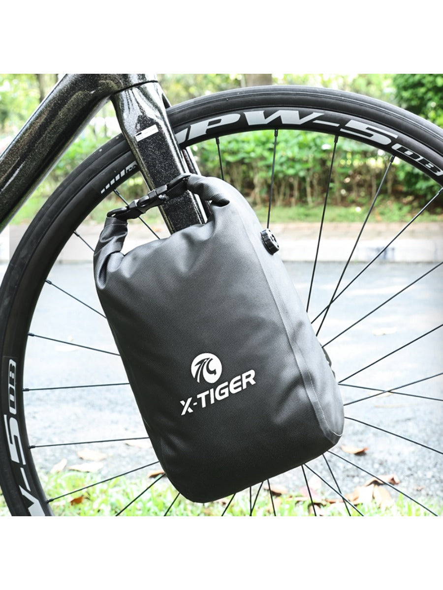 X-TIGER Bike Quick Release Fork Bag Waterproof  6L Cycling Bicycle Front Pack Mount Electric Scooter Storage Vehicle Bag