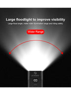 X-Tiger Bike Light Headlight Bicycle Lamp With Power Bank Rechargeable LED 5200mAh MTB Bicycle Light Flashlight