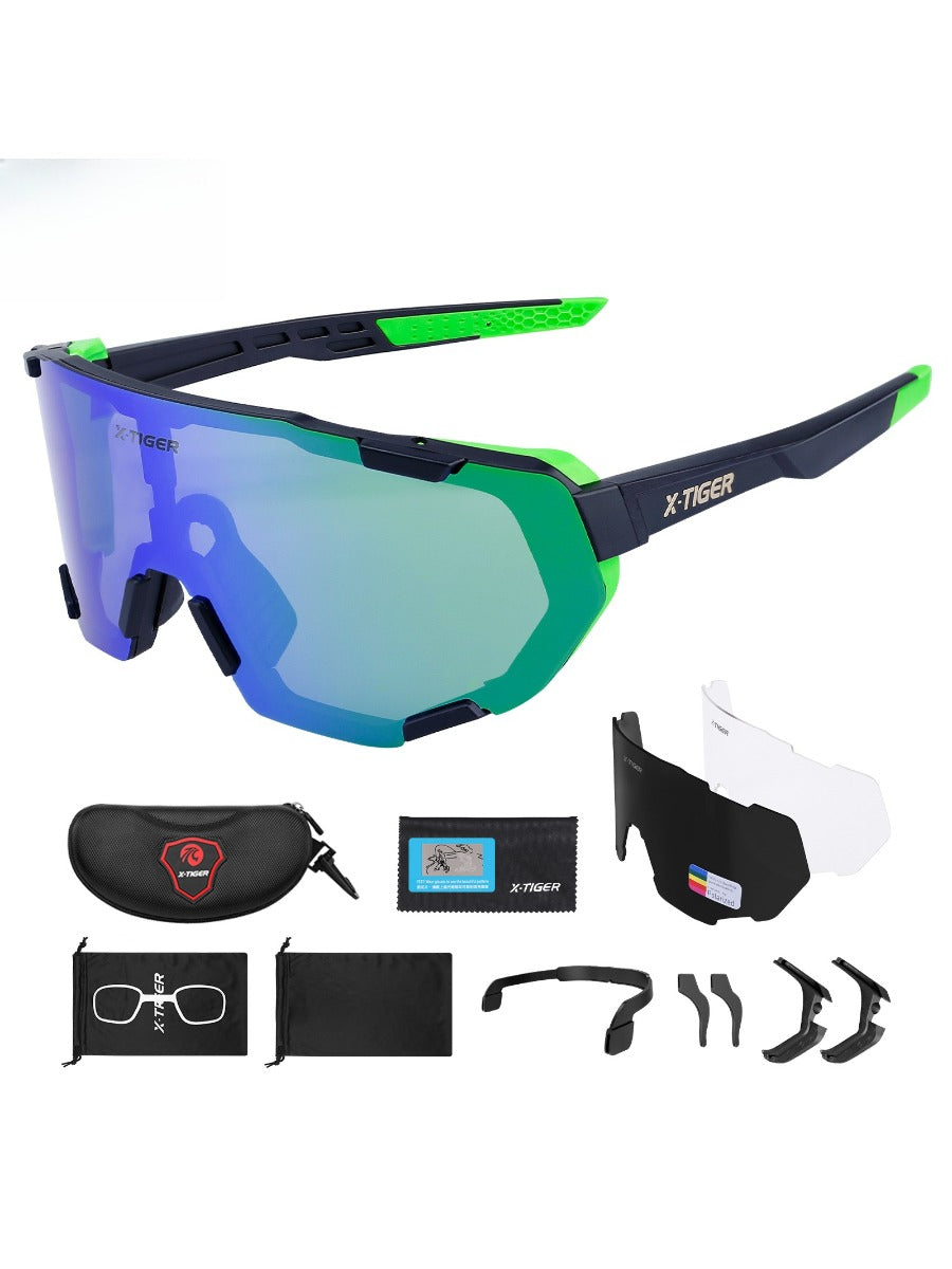 X-TIGER Polarized Cycling Glasses Photochromic Bicycle Glasses Sports Bike Men Sunglasses MTB Cycling Eyewear Protection Goggles