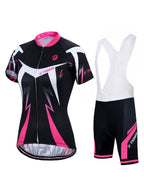X-TIGER Classic Women’s Short Sleeve Cycling Jersey & Bib Shorts Set