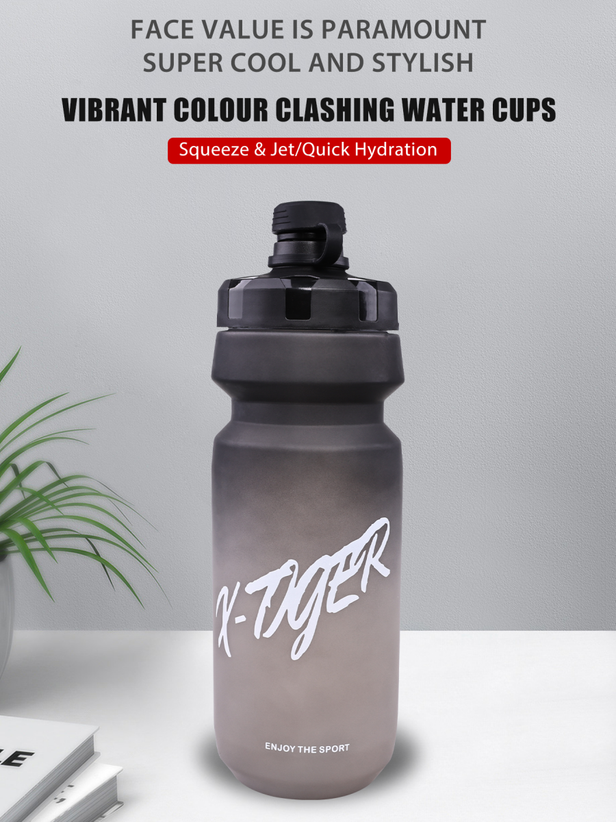X-TIGER Sports Water Bottle 650ML Large Capacity Portable Leak Proof Bike Kettle