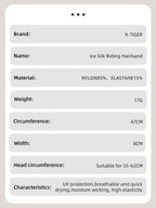 X-TIGER Breathable Cycling Headband Summer Quick-drying Moisture Wicking Breathable Sun Helmet Liner Cap Cycling Hat