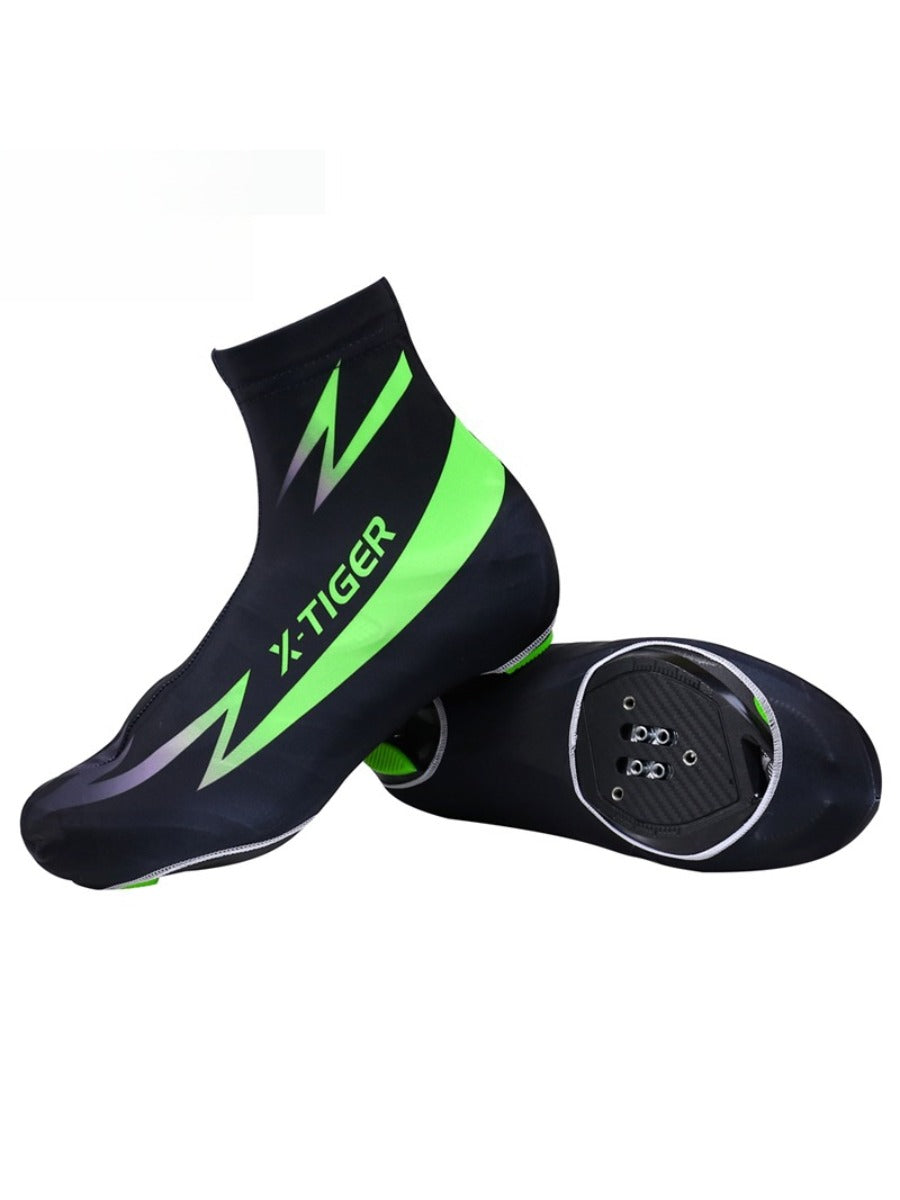 X-TIGER Bicycle Overshoes MTB Road Racing Quick Dry Lycra Lightweight Sport Cycling Shoe Cover Dustproof Zippered Men Women