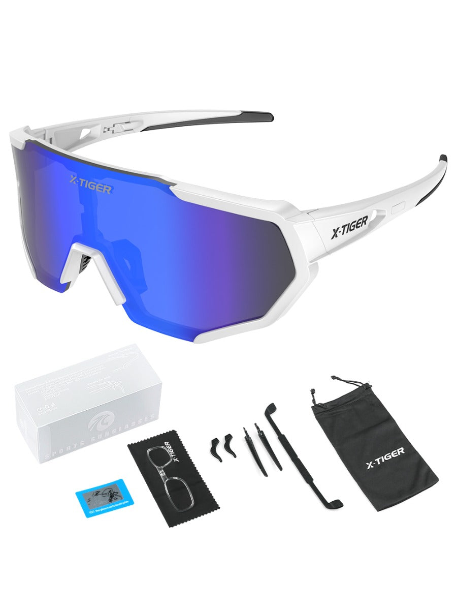 X-TIGER Cycling Glasses Polarized Outdoor Sports Men Sunglasses With Myopia Frame Bicycle Glasses Men's Women Cycling Eyewear