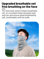 X-TIGER Sports lce Silk Mask Outdoor Cycling Bandana Summer Breathable Quick Dry UV Protective Headgear Running Scarf Men Women