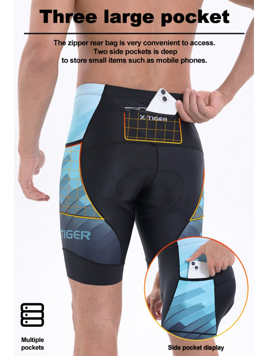 X-TIGER Men’s Racing Cycling Shorts