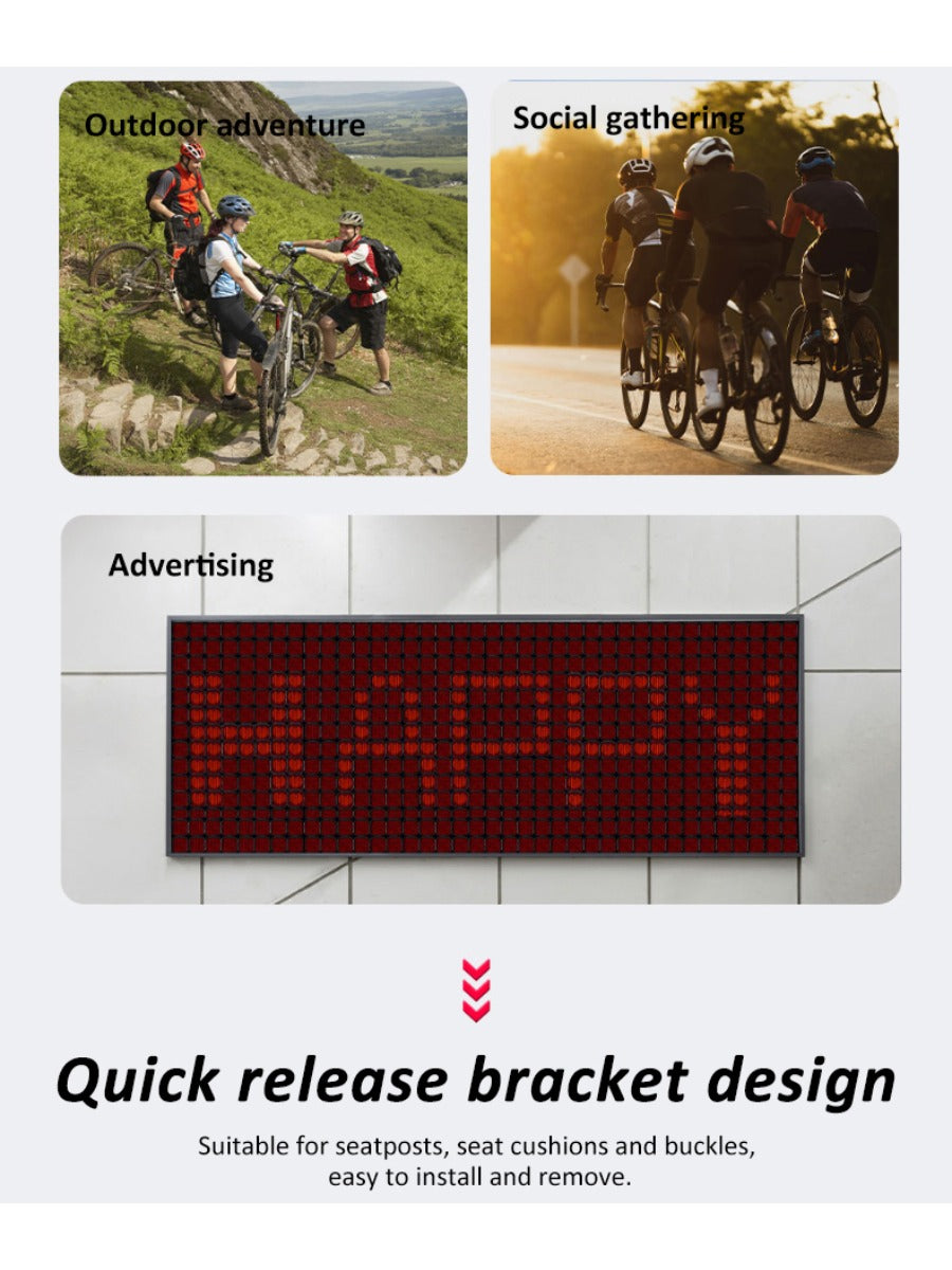 X-TIGER Cycling Tail Light IP66 Waterproof MTB Road Bicycle Light Smart Brake Sensor APP Build Mode Smart Expression Taillight