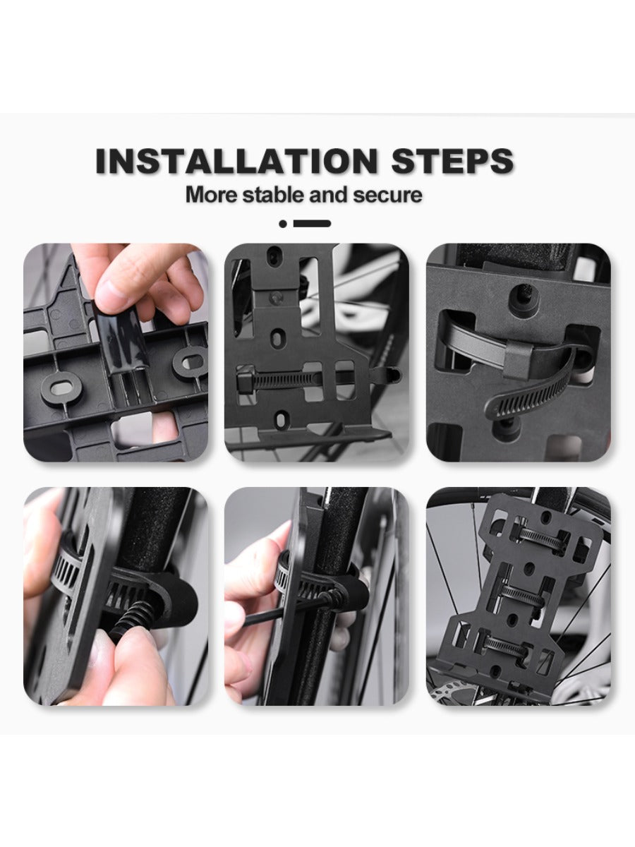 X-TIGER Wheel Bag 6L Bike Mount Storage Bag Square Quick Release Fork Bag Waterproof Satchel Bag Cycling Bicycle Front Pack