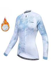 X-TIGER Men’s Pro classic Fleece Lycra Long Sleeve Cycling Jersey