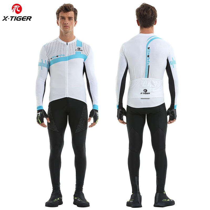 Men Cycling Long Sleeve Suit - X-Tiger