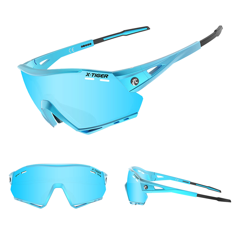 EXS Replaceable Cycling Glasses - X-Tiger