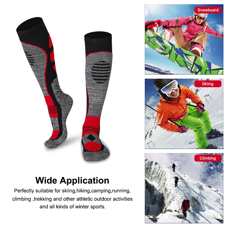 Winter Sports Skiing Long Thicken Cotton Socks - X-Tiger