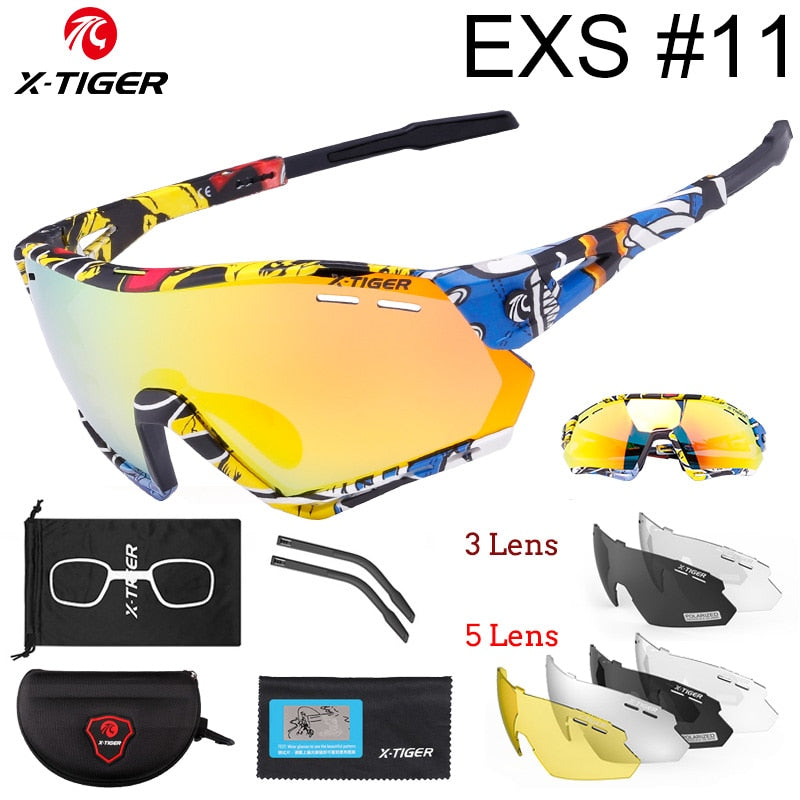 EXS Polarized Cycling Glasses - X-Tiger