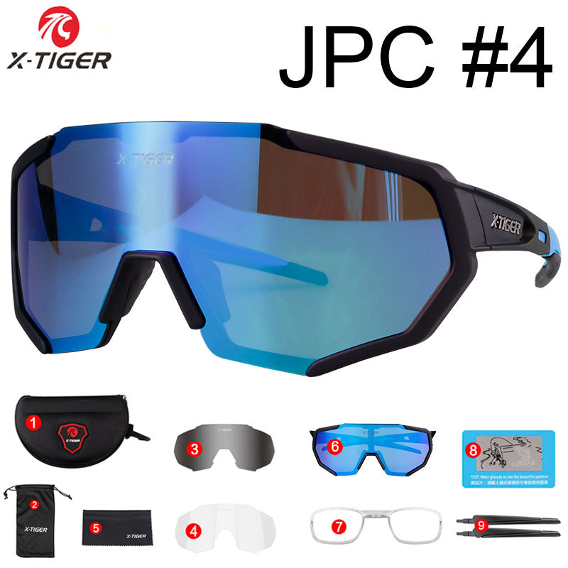 JPC Cycling Sunglasses 3 Lens - X-Tiger