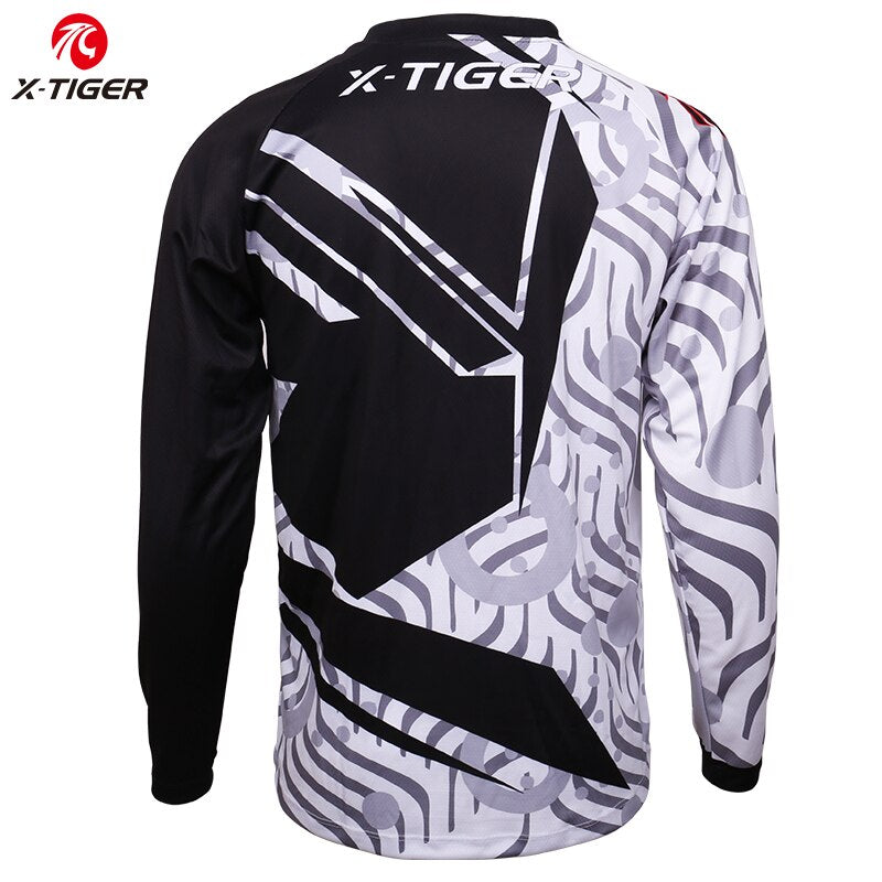 Long Sleeve Downhill Jerseys - X-Tiger