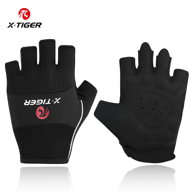 Half Finger Mountain Bicycle Gloves - X-Tiger