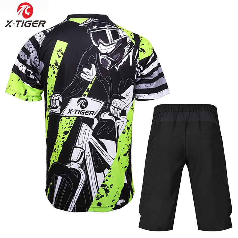 Short Sleeve Downhill Jerseys - X-Tiger