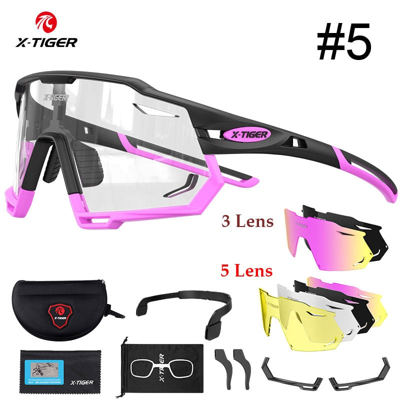 XTS Photochromic Cycling Glasses - X-Tiger