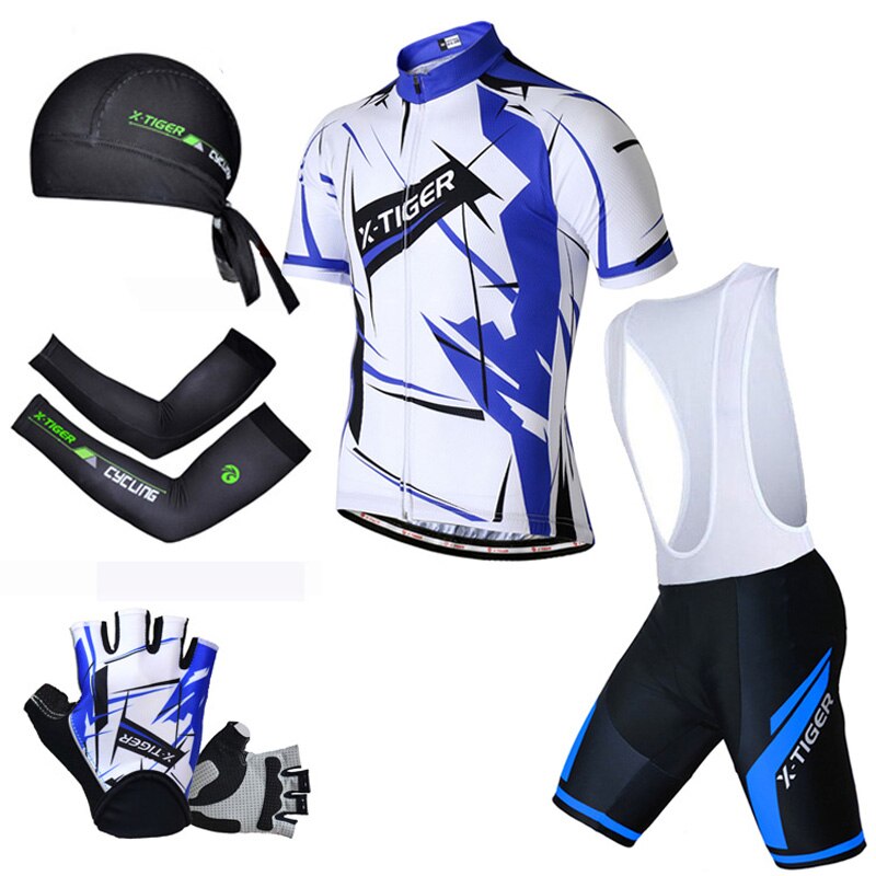 Men Cycling Short Sleeve Suit - X-Tiger