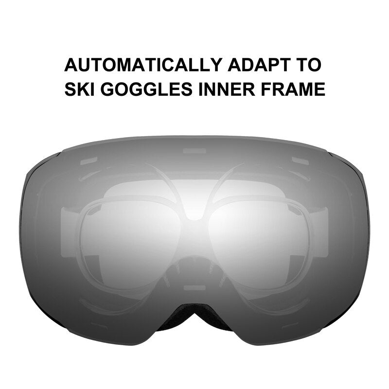 Myopia Frame For Ski Goggles Snowboard Skiing Skating Glasses Adapter Impact Resistance Professional Glasses Frame - X-Tiger