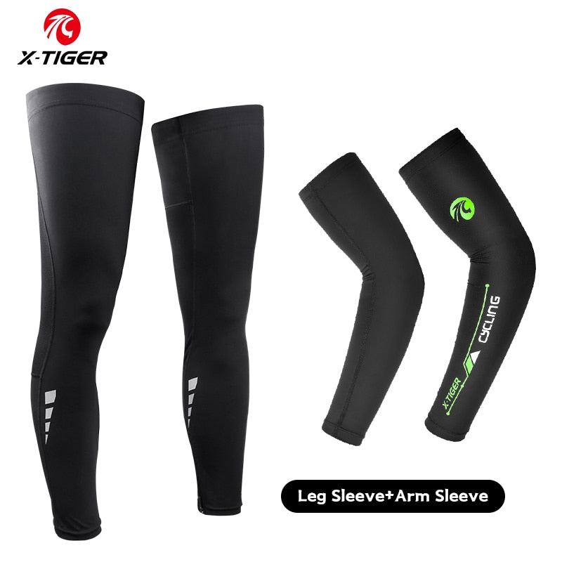 Summer UV Protection Cycling Leg Warmers - X-Tiger