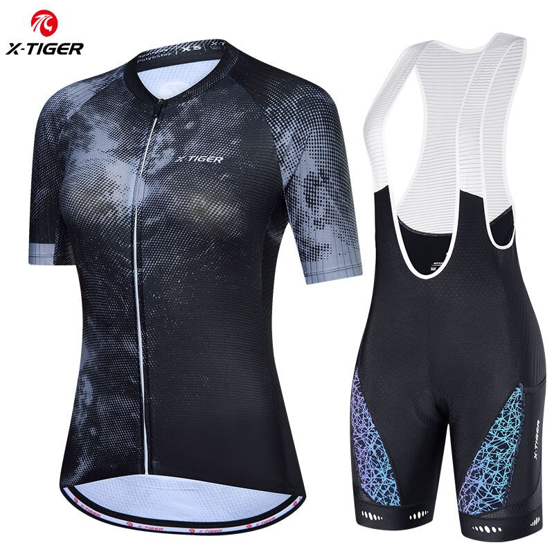 MIST Women Cycling Short Sleeve Suit - X-Tiger