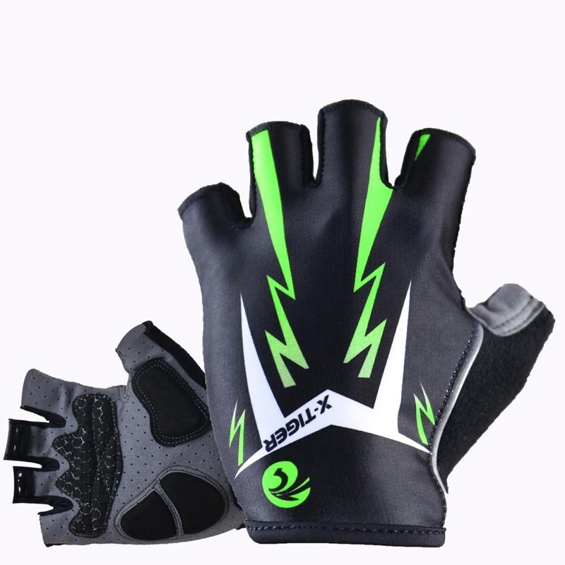 Bicycle Half Finger Non-slip Sports Gloves - X-Tiger