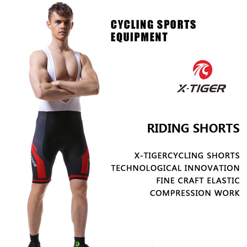 Men Cycling Bib Shorts Pants - X-Tiger