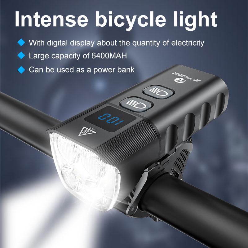 High brightness bicycle headlight - X-Tiger