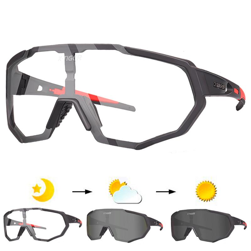 JPC Interchangeable Lenses Cycling Sunglasses - X-Tiger